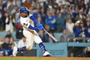 Mookie Betts Out of Dodgers Lineup One Day After Walk Off Home Run