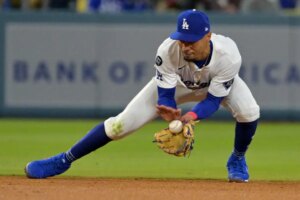 Dodgers' Mookie Betts Says His Wife Helped Him Prepare for Transition to Shortstop